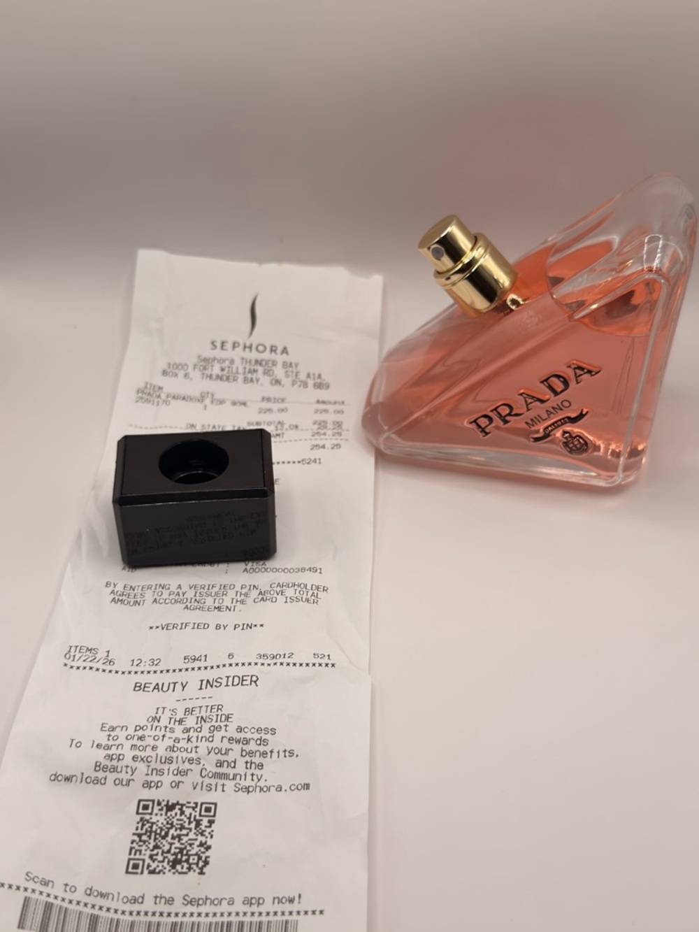 Prada paradoxe comes with authentic Sephora receipt and bag